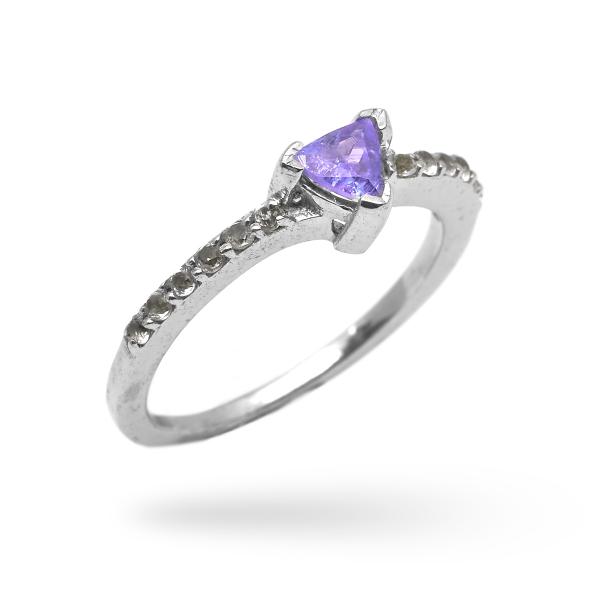 Bague tanzanite argent Prema